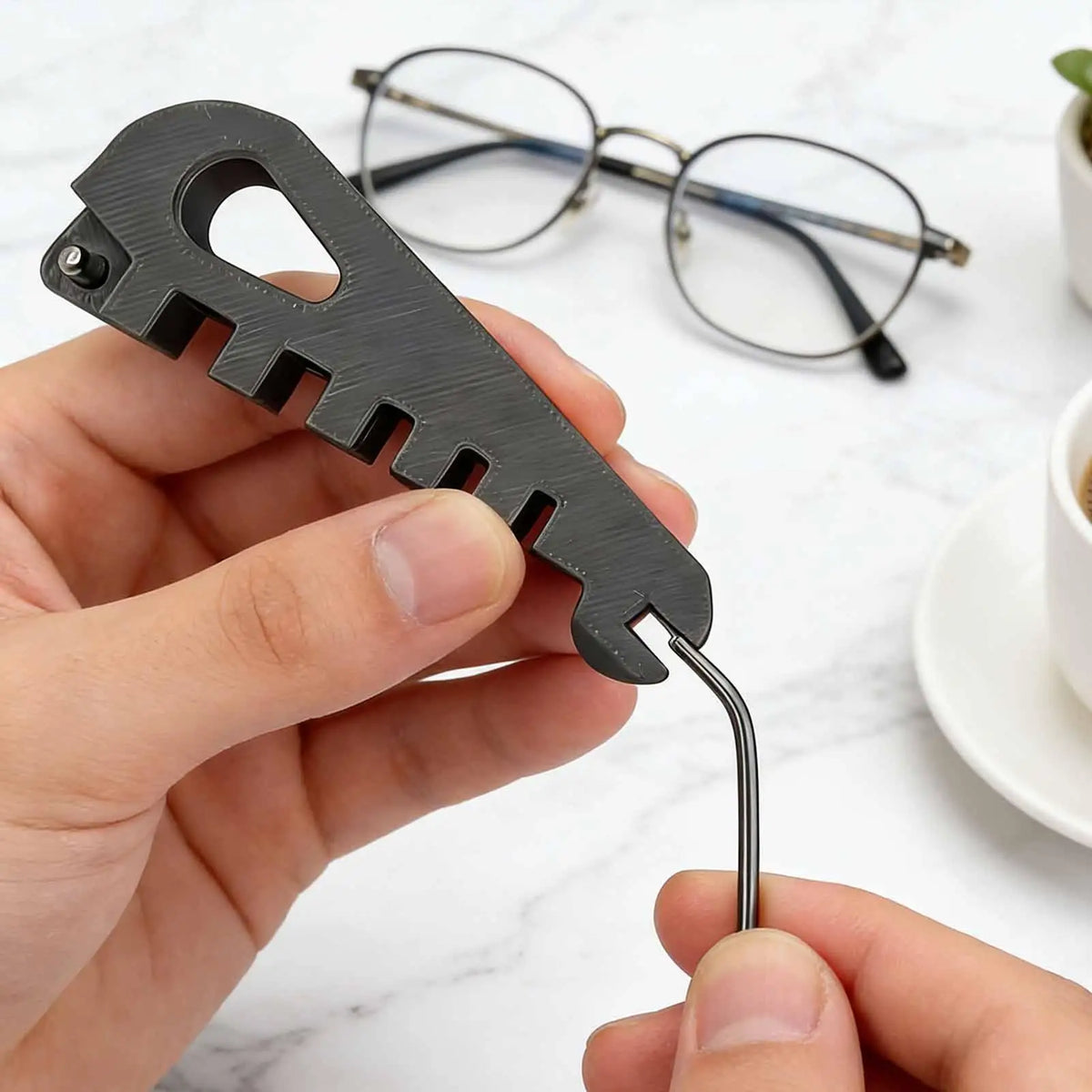 Glasses temple bending tool Scratch-Resistant Eyewear Alignment Tool Eyeglass Temple and Nose Pad Glasses Repair Accessory