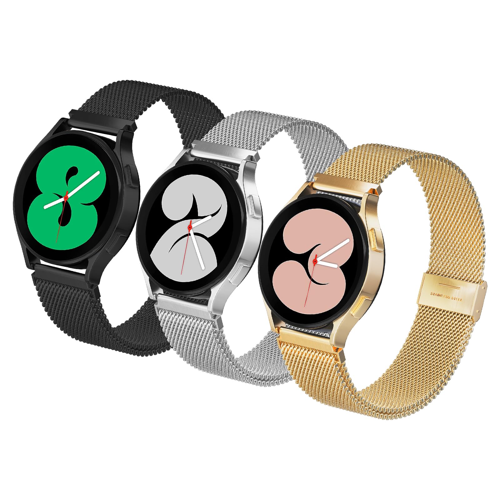 Stainless Steel Milanese Bracelet – Compatible with Galaxy Watch (3 colours)