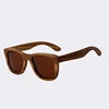 Flat Fashion Men Custom Logo Fashion Sun Glasses Sunglasses Gafas De Sol Sides High Quality Real Wooden Frame Sunglasses