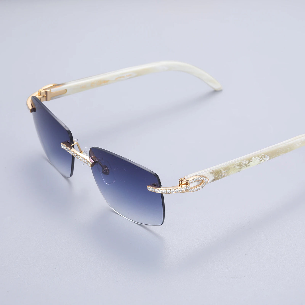 Multiple Styles Glasses Anti Reflective Sunglasses Fashion Moissanite Diamond Glasses