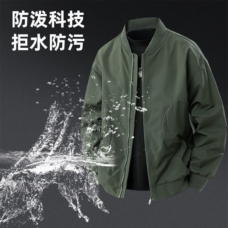 Japanese-Style Workwear Flight Jacket Fashion Casual Stylish Spring and Autumn New Loose Coat for Men and Women Students Couple