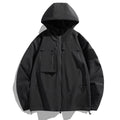 Internet Celebrant Charge Clothes Trendy Work Jacket Autumn Outdoor Windproof Waterproof New Men's and Women's Couple Hooded Jacket