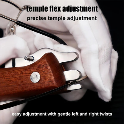 Glasses Adjuster Tool Professional Non-Slip Optician Aid Eyeglass Arm Repair Kit for Men Women Boys Girls Youth Teens Son