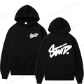 New men's hooded sweatshirt, casual and fashionable, soft and comfortable, featuring letter-printed patterns