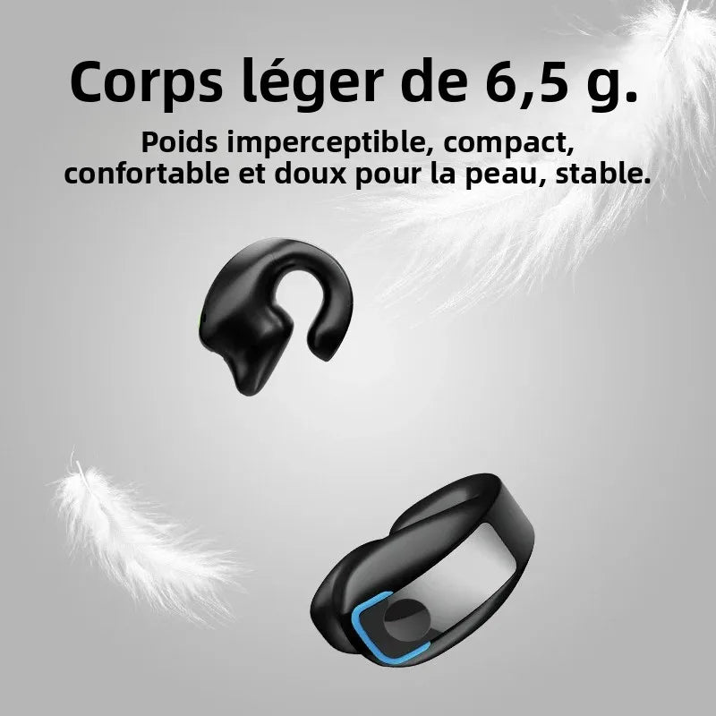 Earphone Clip Wireless Bluetooth Headphone Bone Conduction Headset High Quality TWS Auriculares Sport Noise Canceling With Mic