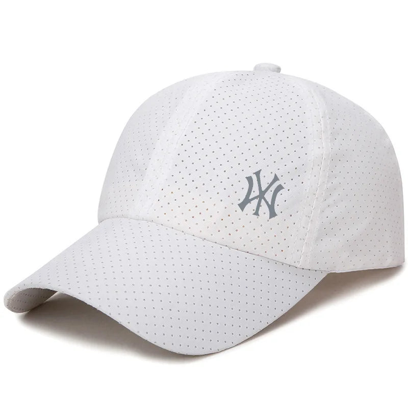 Summer Outdoor Sport Baseball Caps for Women and Men Breathable Mesh Snapback Hats Casquette  Fashion Casual Trucker Sun Hat ﻿