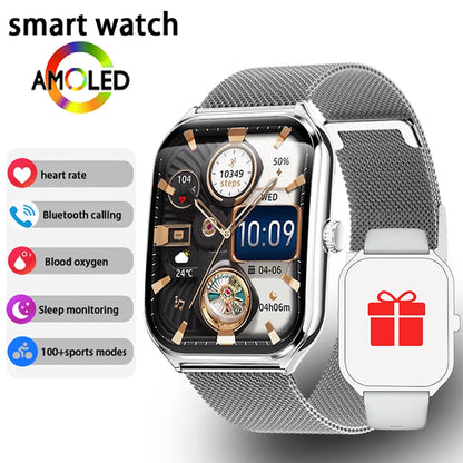 New Ultra Thin Smart Watch Men 1.96&