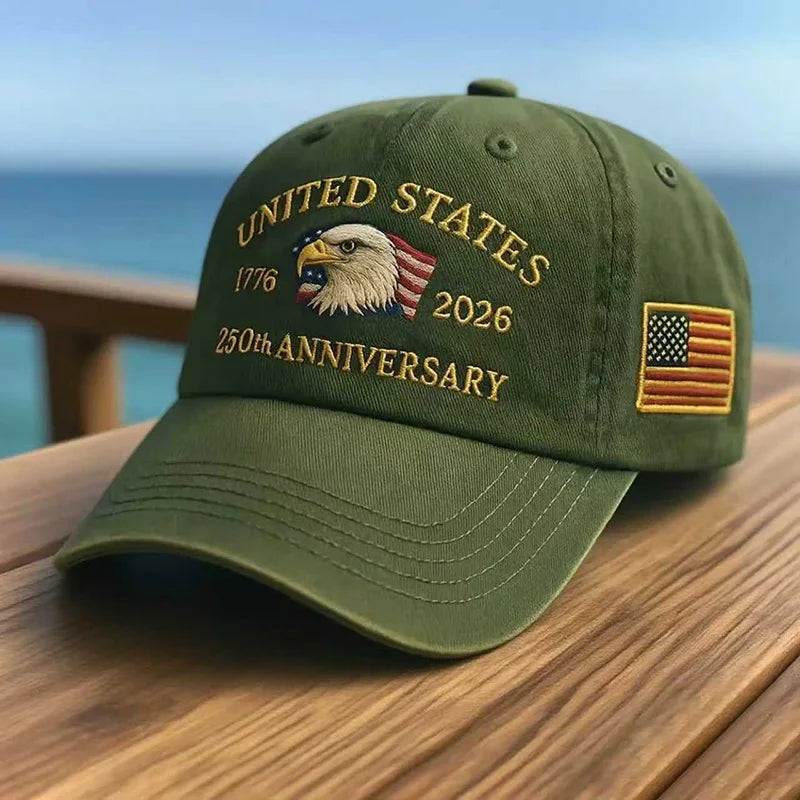 Flag USA Eagle Baseball Cap Embroidery Casual Breathable Sports Hat Outdoor Sunscreen Dad Hats For Women Men