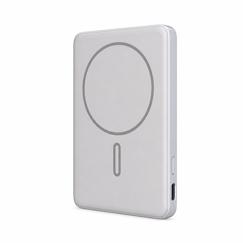Batterie externe magnétique sans fil personnalisable avec logo